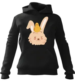 bluza-meska-z-kapturem-zajaczek-z-kurczaczkiem-czarna-2xl