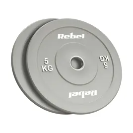 obciazenie-olimpijskie-gumowane-bumper-premium-zestaw-2x5kg-51mm-rebel