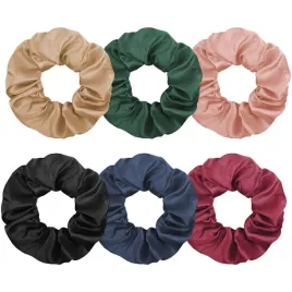 gumki-satynowe-do-wlosow-komplet-6-szt-kolorowe-scrunchie-bez-odciskow