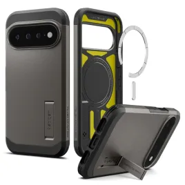 etui-do-google-pixel-11-pro-xl-spigen-tough-armor-mag-magsafe-szare