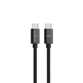 maxlife-kabel-mxuc-12-usb-c-usb-c-30-m-60w-czarny