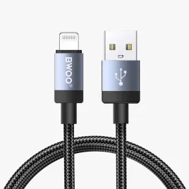 bwoo-kabel-pleciony-bo-x401l-usb-a-lightning-1m-fast-charging-3a-czarny