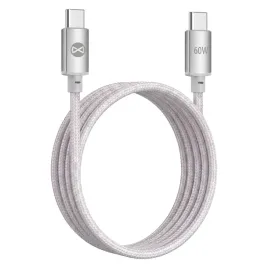 forever-kabel-vibe-usb-c-usb-c-10-m-60w-srebrny