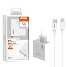 somostel-ladowarka-sieciowa-gan-typ-c-kabel-typ-c-typ-c-65w-1m-pd-bialy