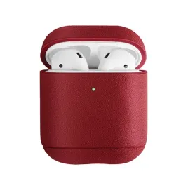 uniq-etui-terra-airpods-1-2-gen-genuine-leather-czerwony-red