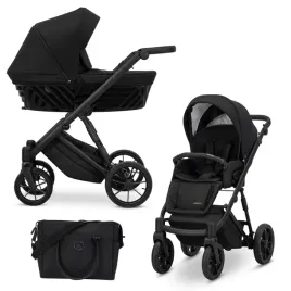 kunert-ivento-2-in-1-baby-stroller-deep-black