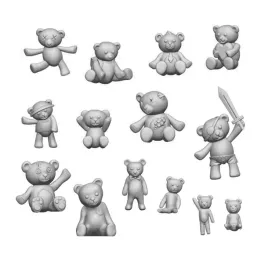 3d-printed-set-teddy-bear-resin-set-1-48-1-35-zabawki-14-szt