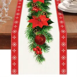 bieznik-swiateczny-na-stol-230x33-cm-czerwony-kwiaty-dzwonki