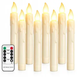 swiece-led-8-szt-bezplomieniowe-pilot-timer-sciemnianie-17-cm