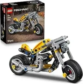 lego-technics-42225-zolty-motor-motocykl-chopper