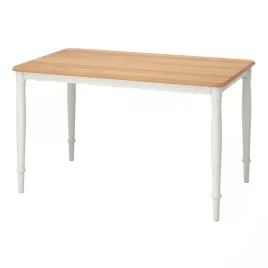 ikea-danderyd-stol-jadalny-fornir-debowy-bialy-130x80-cm