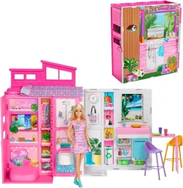 barbie-getaway-house-doll-and-playset-zestaw-przytulny-domek-lalka-hrj77