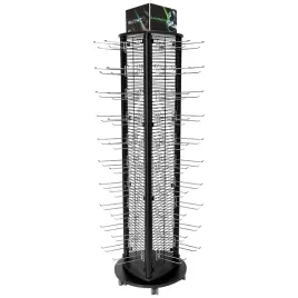 ekspozytor-stojacy-wys-180-cm-3-boki-z-siatki-obrotowy-kolka-z-hamulce