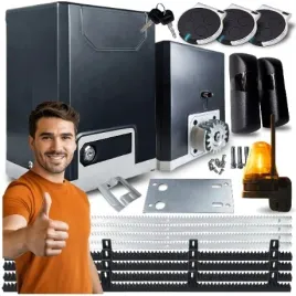 naped-do-bramy-przesuwnej-600-kg-lampa-zestaw-listwy-pilot-automat-silownik