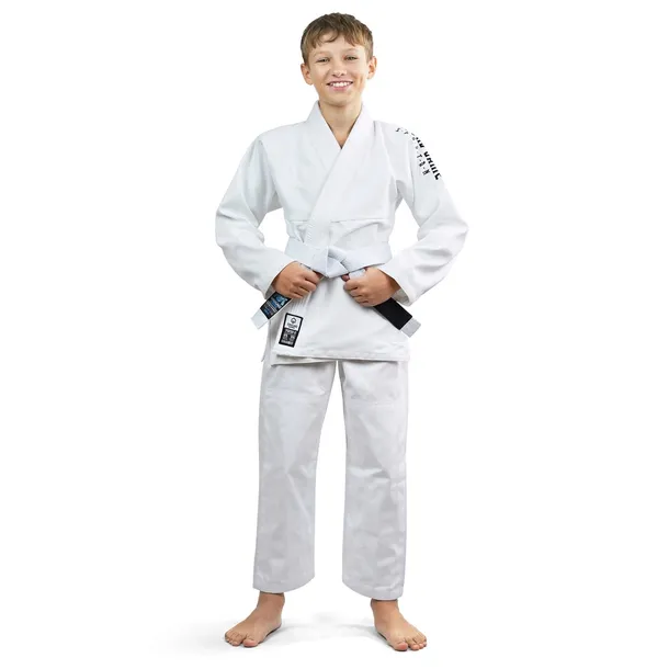 GI do BJJ dla dzieci Spartan (Białe) K4 148-156cm Ground Game