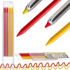 wklady-do-olowkow-automatycznych-28-mm-3x-czerwone-3x-zolte-grafit
