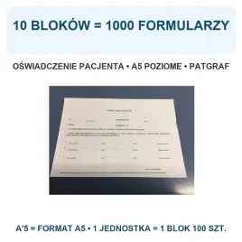 oswiadczenie-pacjenta-a5-poziome-10-blokow-1000-formularzy-patgraf