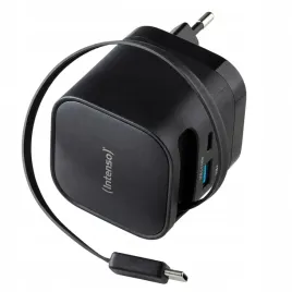 ladowarka-sieciowa-gan-65w-intenso-zwijany-kabel-usb-c-pd-3-porty