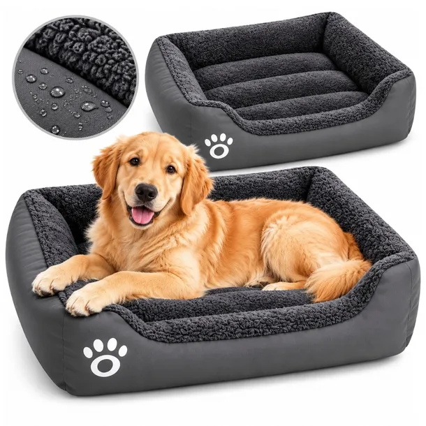 LEGOWISKO DLA PSA KOTA 60x45 CM KANAPA SOFA PODUSZKA WODOODPORNA POSŁANIE