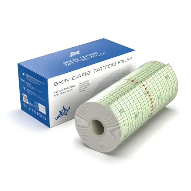 Folia do tatuażu Unistar Skin Care 10 m x 15 cm