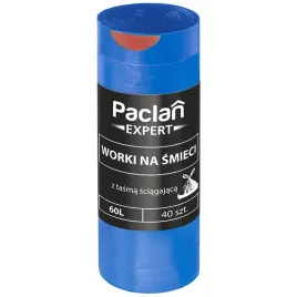 worki-na-smieci-paclan-expert-z-tasma-mocne-wytrzymale-niebieskie-60l-40szt
