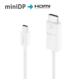 purelink-is2100-010-aktywny-kabel-mini-displayport-hdmi-4k-18gbps-1m-bialy