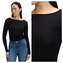 damska-koszulka-z-dlugim-rekawem-lee-ls-boat-neck-tee-black-czarna-m
