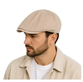 kaszkiet-meski-letni-czapka-jeans-bawelna-bezowy-shelby-re2656