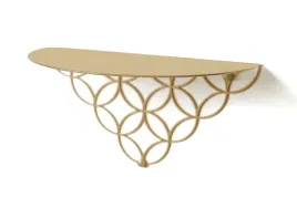 polka-scienna-wiszaca-metalowa-zlota-nowoczesna-na-ksiazki-37-cm