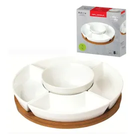 komplet-5-miseczek-do-dipow-florina-adria-porcelana-z-bambusowa-podstawka
