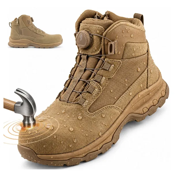 Buty robocze S3 HRO BOA Wodoodporne Antyprzebiciowe z Noskiem zamszowe 40