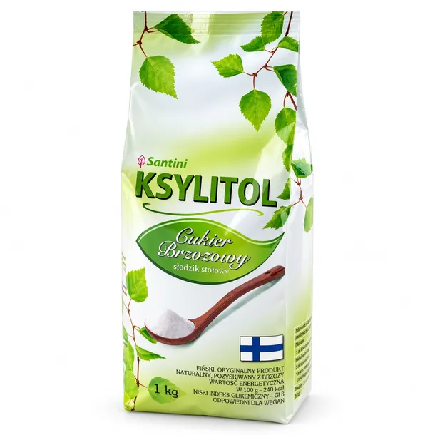 Ksylitol krystaliczny TOREBKA 1 kg, Santini