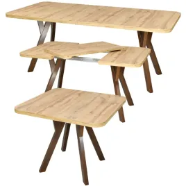 zaowal-stol-rozkladany-100x100-do-200-cm-zaokraglone-rogi-dab-wotan-nogi-orzech