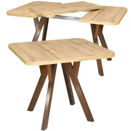 rozkladany-stol-zaokraglone-rogi-110x110-do-160-blat-dab-wotan-nogi-orzech