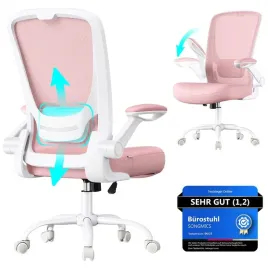 krzeslo-biurowe-obrotowe-ergonomiczne-rozowe-bujanie-songmics