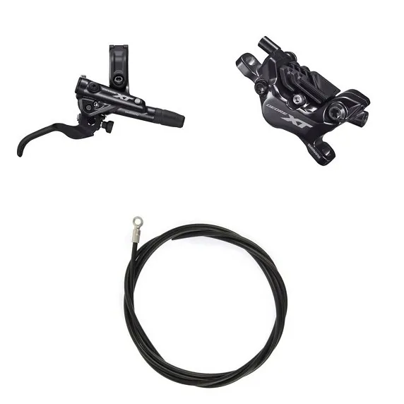Hamulec Tarczowy SHIMANO Tył 4 Tłoki BR M8120 XT 1700mm Okładziny Metaliczn