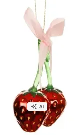 bombka-choinkowa-swiateczna-9-cm-szklana-dekorowana-wisnia-truskawka-1-szt
