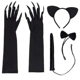 stroj-kostium-kot-czarny-1-zestaw-halloween-na-urodziny-bal-przebierancow