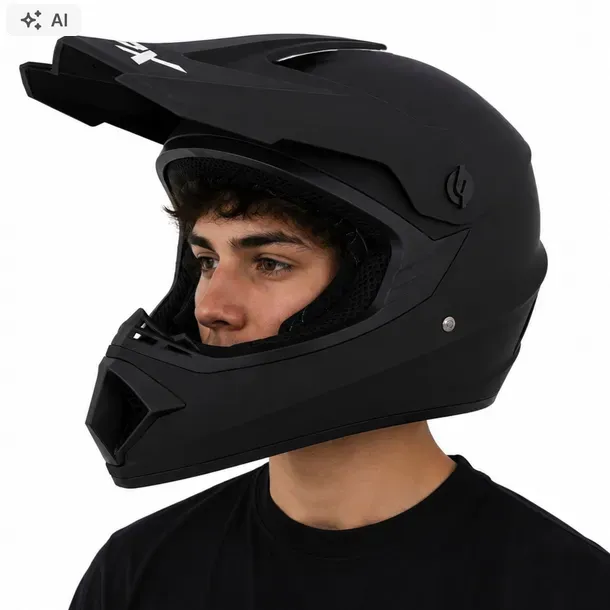 Kask Cross Quad ATV Enduro Hulajnoga Elektryczna BMX M 57-58cm