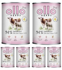 ollo-puppy-kolagen-mokra-karma-dla-szczeniat-jagniecina-cielecina-6x-400g