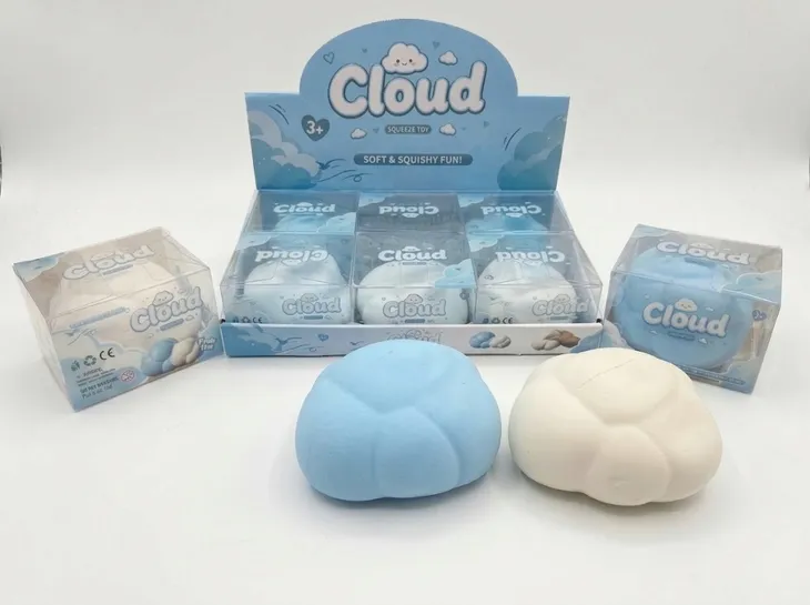 Gniotek antystresowy chmurka squishy crunchy XXL