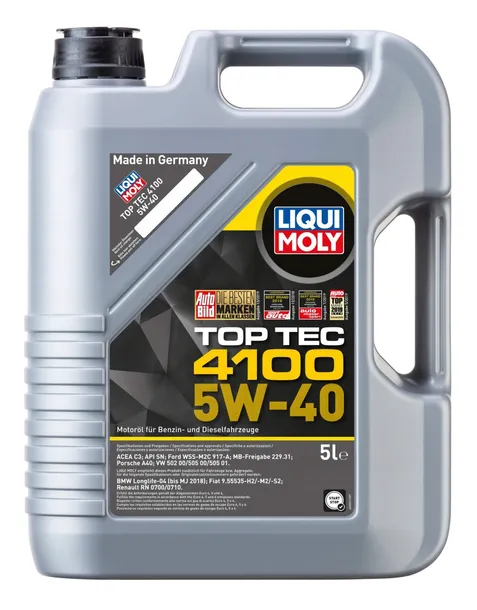 Liqui Moly LM9511 TopTec 4100 5W40 5L