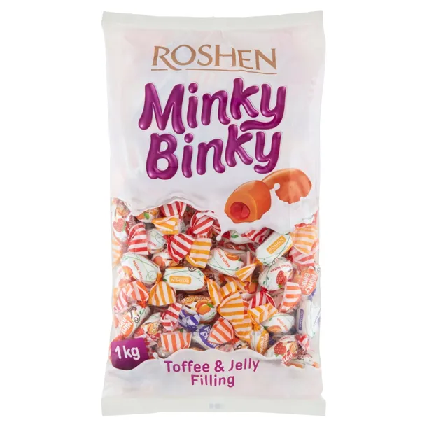 Cukierki Roshen Minky Binky Toffi z galaretką 1 kg