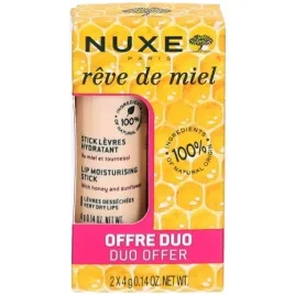 nuxe-zestaw-reve-de-miel-pomadka-nawilzajaca-2x4g