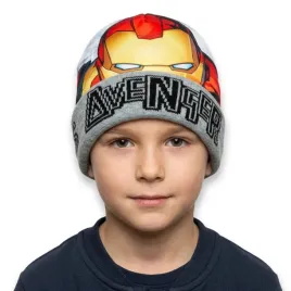 czapka-dla-chlopca-marvel-avengers-zimowa-szara