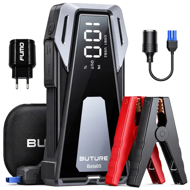 BOOSTER ROZRUCHOWY 4000A 23800mAh 12V JUMP STARTER ROZRUCH LCD ŁADOWARKA 3A
