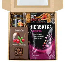 podziekowanie-dla-nauczyciela-herbata-owocowa-miod-zurawina-w-czekoladzie