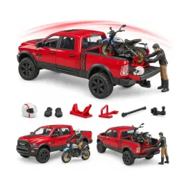 bruder-02502-samochod-ram-2500-power-wagon-z-motocyklem-scrambler-ducati