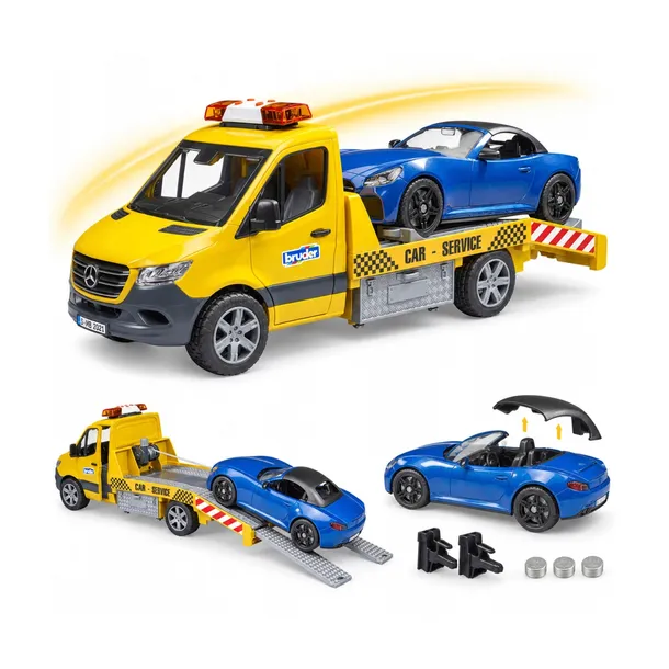 Bruder 02675 Laweta pomocy drogowej Mercedes-Benz Sprinter z modułem model