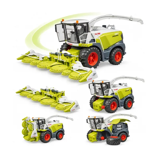 Bruder 02134 Sieczkarnia Claas Jaguar 980 kompatybilność z figurkami bworld